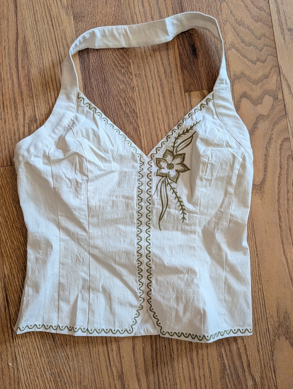 Princess Polly Embroidered Halter Top